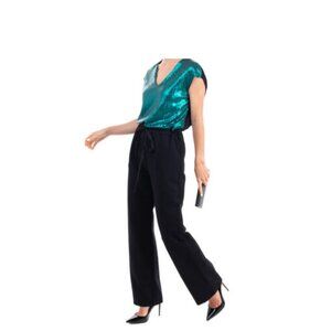 NWT BERNA sequin top jumpsuit. Medium